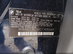 2012 BMW 750LI XDRIVE