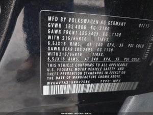 2017 VOLKSWAGEN TIGUAN 2.0T/2.0T S