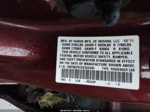 2012 HONDA CIVIC EX