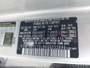 2016 HYUNDAI SANTA FE SPORT 2.4L
