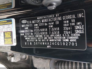 2012 KIA SORENTO SX V6