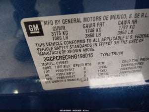 2017 CHEVROLET SILVERADO 1500 1LT