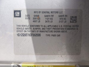 2012 CHEVROLET MALIBU 2LZ