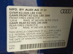 2023 AUDI Q3 PREMIUM PLUS 45 TFSI S LINE QUATTRO TIPTRONIC