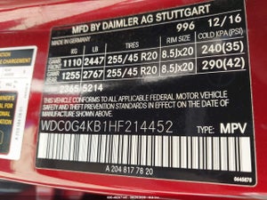 2017 MERCEDES-BENZ GLC 300 4MATIC