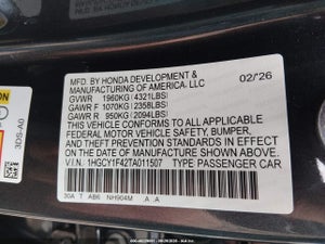 2026 HONDA ACCORD SE