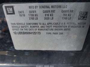 2017 CHEVROLET SONIC LT AUTO