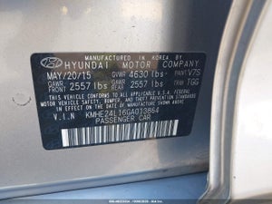 2016 HYUNDAI SONATA HYBRID SE