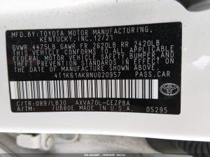 2022 TOYOTA CAMRY XSE