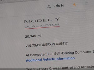2023 TESLA MODEL Y PERFORMANCE DUAL MOTOR ALL-WHEEL DRIVE