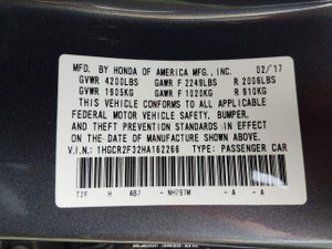 2017 HONDA ACCORD LX