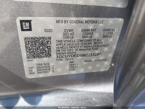 2021 CHEVROLET SILVERADO 1500 4WD  STANDARD BED LT
