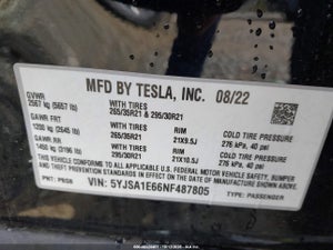 2022 TESLA MODEL S PLAID TRI MOTOR ALL-WHEEL DRIVE