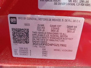 2023 CHEVROLET SILVERADO 1500 4WD  SHORT BED LT TRAIL BOSS