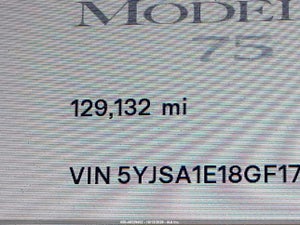 2016 TESLA MODEL S 60/70/75/85