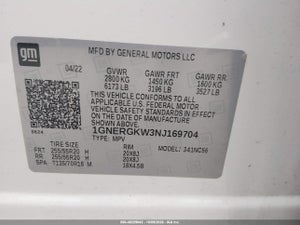 2022 CHEVROLET TRAVERSE FWD LT CLOTH