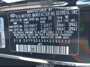 2019 KIA SORENTO 2.4L LX