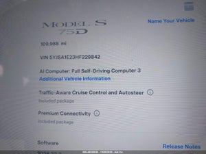 2017 TESLA MODEL S 100D/60D/75D/90D/P100D