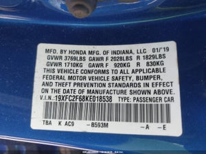 2019 HONDA CIVIC LX