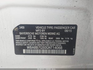 2016 BMW 340I XDRIVE
