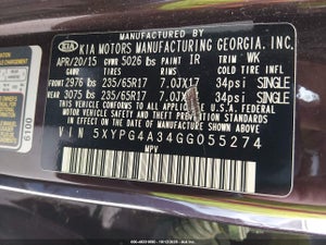 2016 KIA SORENTO 2.4L LX