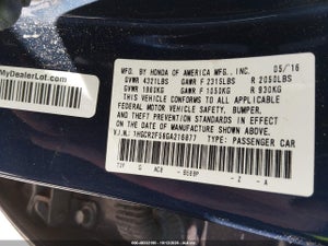 2016 HONDA ACCORD SPORT