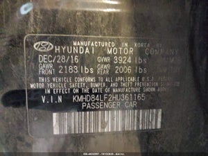 2017 HYUNDAI ELANTRA VALUE EDITION
