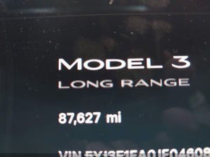 2018 TESLA MODEL 3 LONG RANGE/MID RANGE