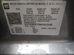 2021 CHEVROLET SILVERADO 1500 2WD  SHORT BED RST