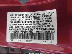 2020 HONDA CIVIC EX