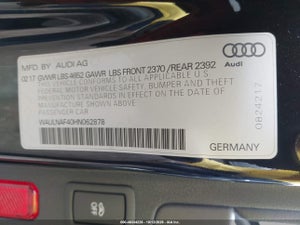 2017 AUDI A4 2.0T PREMIUM