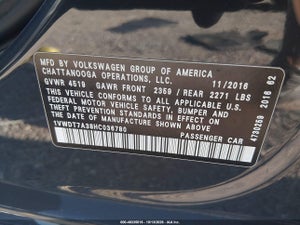 2017 VOLKSWAGEN PASSAT 1.8T R-LINE