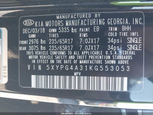 2019 KIA SORENTO 2.4L LX