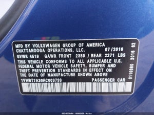 2017 VOLKSWAGEN PASSAT 1.8T SE