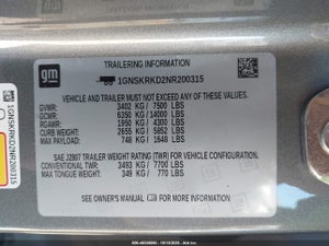 2022 CHEVROLET TAHOE 4WD RST