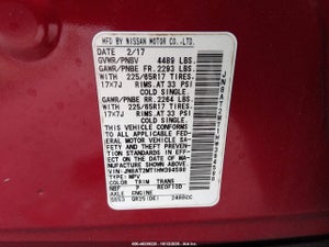 2017 NISSAN ROGUE S