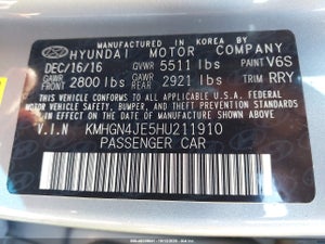 2017 GENESIS G80 3.8