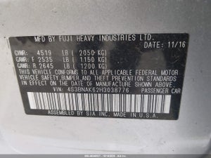2017 SUBARU LEGACY 2.5I LIMITED