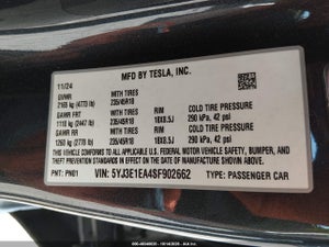 2025 TESLA MODEL 3 LONG RANGE REAR-WHEEL DRIVE/STANDARD REAR-WHEEL DRIVE