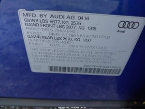 2016 AUDI SQ5 3.0T PREMIUM PLUS
