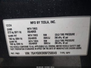 2025 TESLA MODEL Y LONG RANGE DUAL MOTOR REAR-WHEEL DRIVE