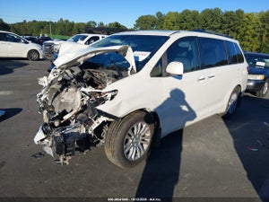 2016 TOYOTA SIENNA XLE 8 PASSENGER