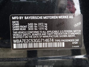 2016 BMW 740I