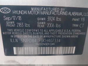 2019 HYUNDAI ELANTRA SEL