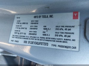 2018 TESLA MODEL 3 LONG RANGE/MID RANGE