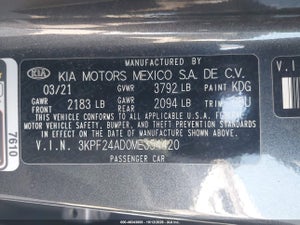 2021 KIA FORTE LXS