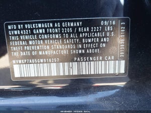 2016 VOLKSWAGEN E-GOLF SE