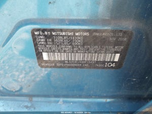 2017 MITSUBISHI MIRAGE G4 ES