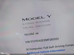 2021 TESLA MODEL Y LONG RANGE DUAL MOTOR ALL-WHEEL DRIVE