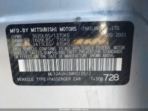 2021 MITSUBISHI MIRAGE CARBONITE EDITION/ES/LE